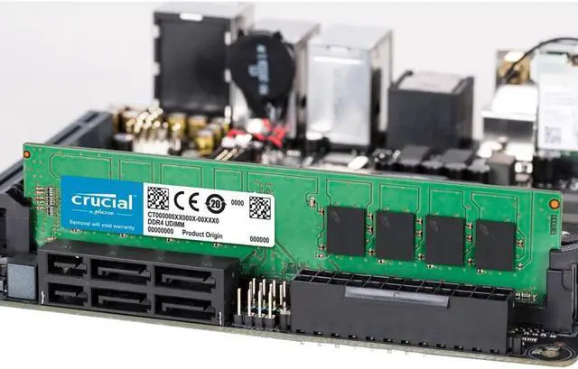 Alt view image 17 of 20 - Crucial 8GB Kit (4GBx2) DDR4 2666 MT/s (PC4-21300) CL19 x8 UDIMM 288-Pin Memory - CT2K4G4DFS8266