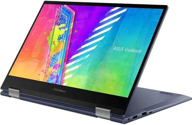 Alt view image 9 of 13 - Asus Vivobook Go 14 Flip TP1401 J1400KA-DS02T 14" Touchscreen Convertible Notebook - HD - 1366 x 768 - Intel Celeron N4500 Dual-core (2 Core) 1.10 GHz - 4 GB Total RAM - 4 GB On-board Memory - 64