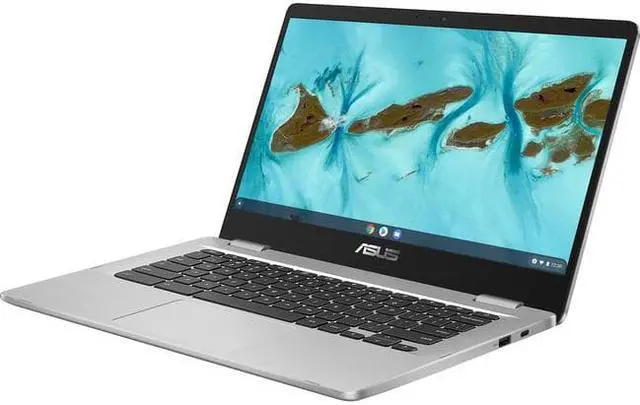 Alt view image 8 of 20 - ASUS C424MA 14 4GB, 64GB Chromebook; 14" Full HD, Intel Celeron N4020, 4GB RAM, 64GB eMMC, Silver, Chrome OS, C424MA-WH44F