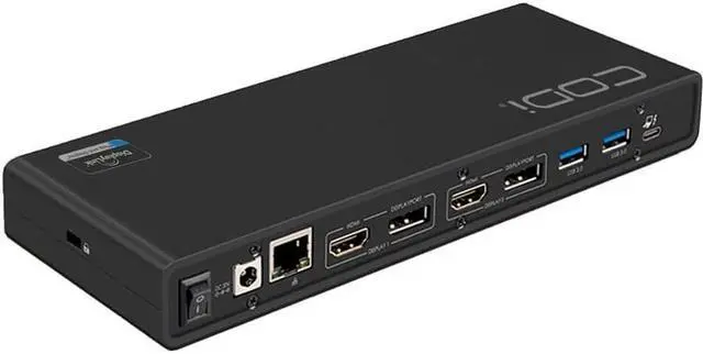 Alt view image 10 of 20 - CODi Dual USB-C 4K Universal Docking Station A01200