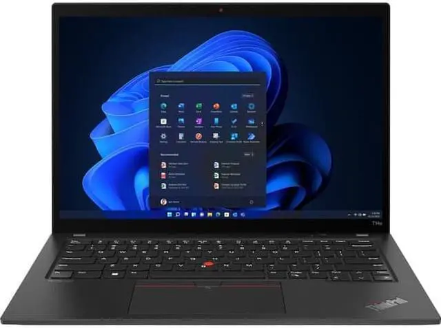 Alt view image 6 of 14 - Lenovo ThinkPad T14s Gen 3 21BR00FHUS 14" Notebook - WUXGA - 1920 x 1200 - Intel Core i5 12th Gen i5-1235U Deca-core (10 Core) 1.30 GHz - 16 GB Total RAM - 16 GB On-board Memory - 256 GB SSD - Th