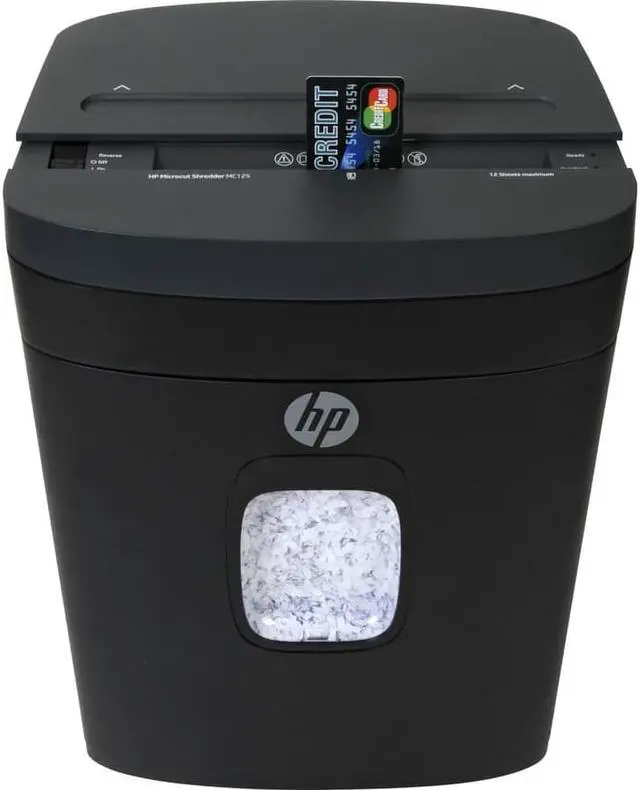 Alt view image 6 of 12 - Royal MC125 Paper Shredder - Micro Cut - 12 Per Pass - for shredding Paper, Staples, Credit Card, Envelope - 8.75" Throat - 5 Minute Run Time - 40 Minute Cool Down Time - 5 gal Wastebin Capacity