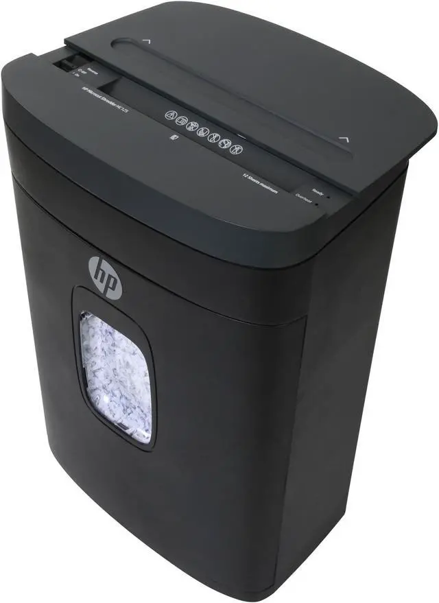 Alt view image 4 of 12 - Royal MC125 Paper Shredder - Micro Cut - 12 Per Pass - for shredding Paper, Staples, Credit Card, Envelope - 8.75" Throat - 5 Minute Run Time - 40 Minute Cool Down Time - 5 gal Wastebin Capacity