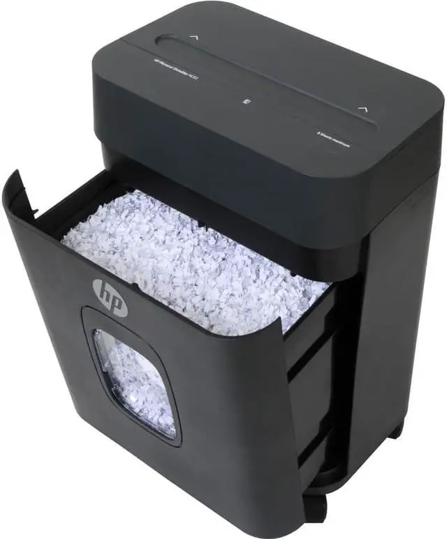 Alt view image 4 of 9 - Royal MC83 Paper Shredder - Micro Cut - 8 Per Pass - for shredding Paper, Staples, Credit Card, Envelope - 8.75" Throat - 3 Minute Run Time - 40 Minute Cool Down Time - 3.40 gal Wastebin Capacity