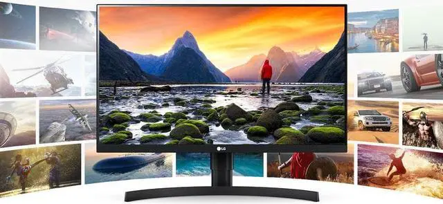 Alt view image 6 of 17 - LG 27" IPS UHD Monitor 5 ms FreeSync (AMD Adaptive Sync) sRGB 99% (CIE1931) Flat Panel 27BN85UN-B