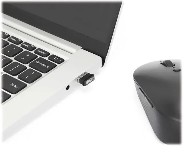 Alt view image 3 of 4 - Tripp Lite Mini Bluetooth 5.0 (Class 2) USB Adapter - USB 2.0 Type A - 3 Mbit/s - External