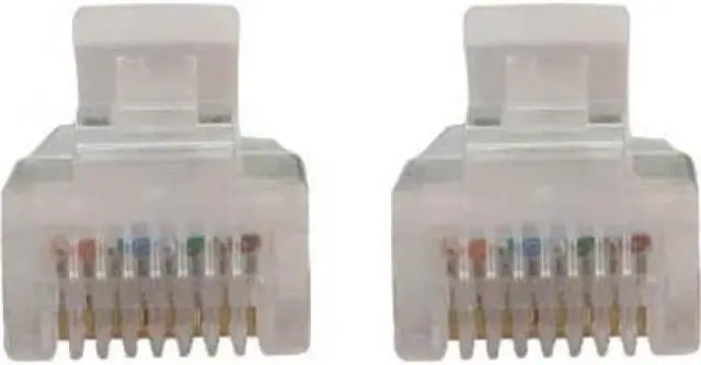 Alt view image 5 of 10 - Tripp Lite Cat6a 10G Snagless Molded Slim UTP Ethernet Cable (RJ45 M/M), PoE, White, 5 ft. (1.5 m) - 5 ft Category 6a Network Cable for Network Device, Server, Switch, Router, Hub, Printer, Computer,