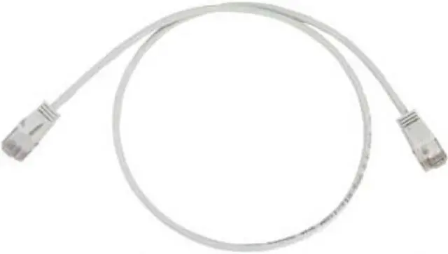 Alt view image 4 of 10 - Tripp Lite Cat6a 10G Snagless Molded Slim UTP Ethernet Cable (RJ45 M/M), PoE, White, 5 ft. (1.5 m) - 5 ft Category 6a Network Cable for Network Device, Server, Switch, Router, Hub, Printer, Computer,