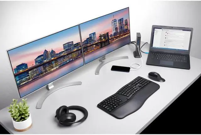 Alt view image 8 of 14 - kensington sd4849pv usb-c 10gbps triple video driverless docking station - 100w pd - sd & micro sd card readers, dp++/hdmi/vga - windows (k37060na)