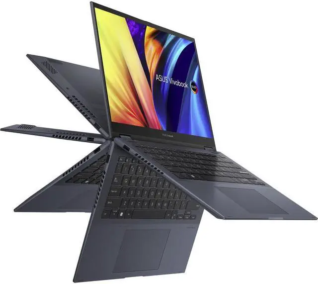 Alt view image 6 of 12 - Asus Vivobook S 14 Flip TN3402 TN3402QA-DS76T 14" Touchscreen Convertible Notebook - 2.8K - 2880 x 1800 - AMD Ryzen 7 5800H Octa-core (8 Core) - 16 GB Total RAM - 8 GB On-board Memory - 1 TB SSD