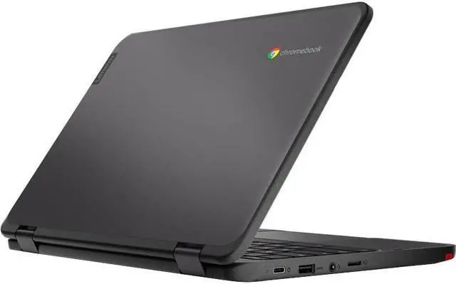 Alt view image 6 of 18 - Lenovo 300e Chromebook Gen 3 82J9000DUS 11.6" Touchscreen Chromebook - HD - 1366 x 768 - AMD 3015Ce Dual-core (2 Core) 1.20 GHz - 4 GB Total RAM - 32 GB Flash Memory - Gray - Chrome OS - AMD - In