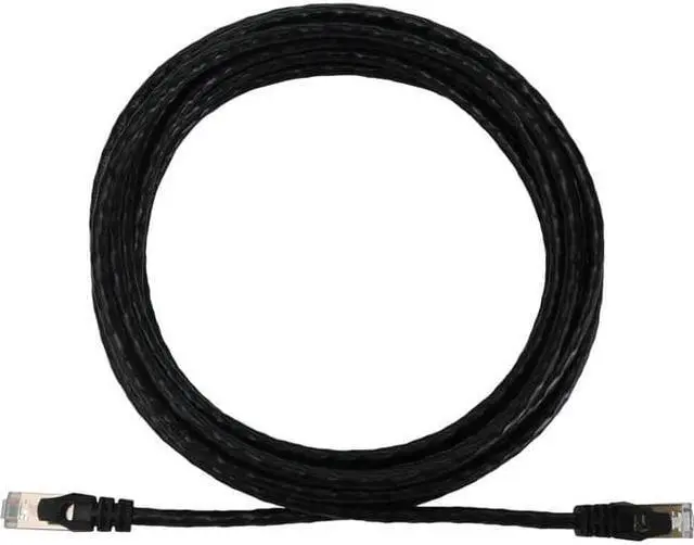 Alt view image 2 of 11 - Eaton Tripp Lite Series Cat6a 10G Snagless Shielded Slim STP Ethernet Cable RJ45 M/M PoE Black 10 ft. 3.1 m