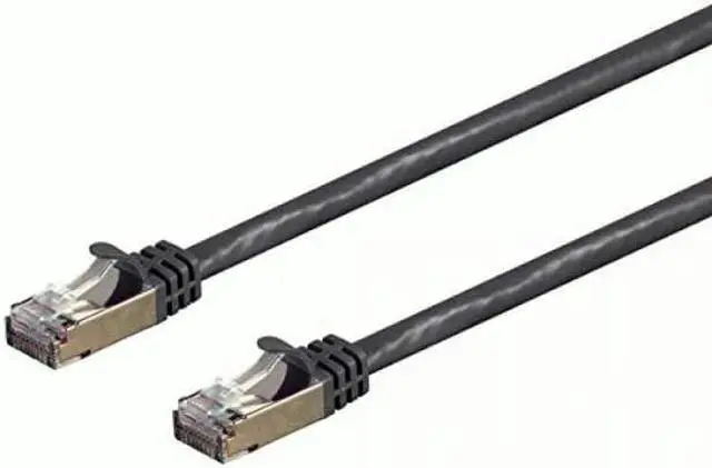 Alt view image 7 of 7 - Monoprice Cat7 Ethernet Network Patch Cable - 100 feet - Black | 26AWG, Shielded, (S/FTP) - Entegrade Series