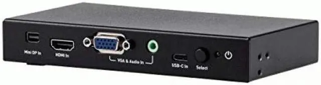 Alt view image 14 of 20 - Monoprice Blackbird 4K@60Hz Multi Video Input HDMI Converter, Mini DisplayPort, HDMI, VGA With 3.5mm Analog Audio, and USB Type-C Audio/Video Inputs