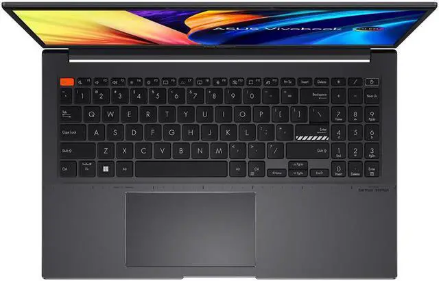 Alt view image 7 of 14 - ASUS VivoBook S 15 Slim Laptop, 15.6" FHD Display, AMD Ryzen 5 5600H CPU, AMD Radeon Graphics, 8GB RAM, 512GB SSD, Windows 11 Home, Fingerprint Reader, Indie Black, S3502QA-DS51