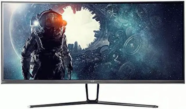 Alt view image 15 of 17 - Monoprice 35" Zero-G Curved Ultrawide Gaming Monitor V2 - 21:9, UWQHD, 3440 x 1440p (2K), 100Hz, 4ms, AMD FreeSync, HDMI, DisplayPort, VA
