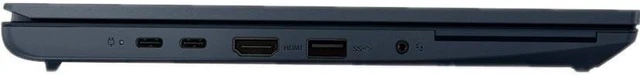 Alt view image 5 of 10 - Lenovo ThinkPad C14 Gen 1 21C9000FUS 14" Chromebook - Full HD - 1920 x 1080 - Intel Core i5 12th Gen i5-1245U Deca-core (10 Core) - 8 GB Total RAM - 8 GB On-board Memory - 256 GB SSD - Abyss Blue