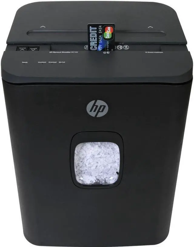 Alt view image 6 of 9 - Royal MC165 Paper Shredder - Micro Cut - 16 Per Pass - for shredding Paper, Staples, Credit Card, Envelope, CD, DVD - 0.169" x 0.472" Shred Size - 8.75" Throat - 30 Minute Run Time - 40