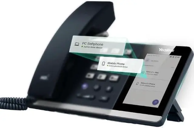 Alt view image 9 of 16 - 1301110 USB Phone Compatible with Teams
