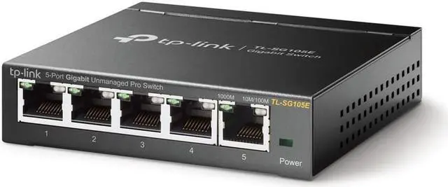 Alt view image 6 of 10 - Tp-Link TL-SG105E 5-Port Gigabit Easy Smart Switch