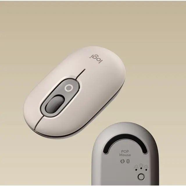Alt view image 5 of 17 - Logitech POP Wireless Mouse with Customizable Emoji - Wireless - Bluetooth - Mist - Scroll Wheel