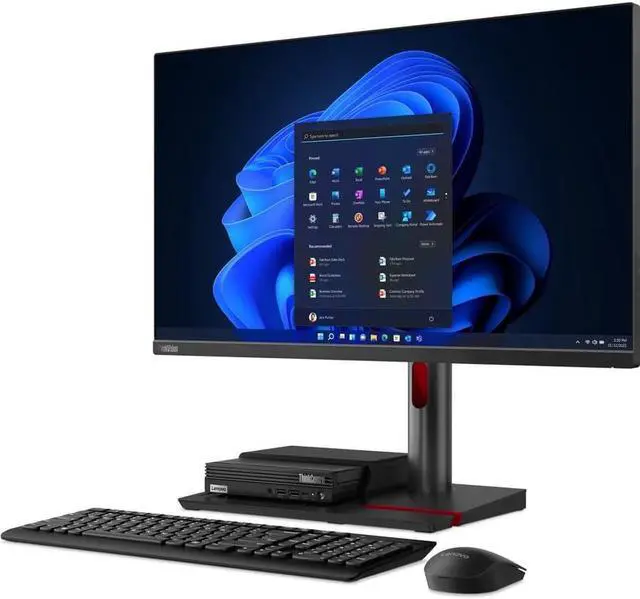 Alt view image 5 of 16 - Lenovo ThinkCentre M90q Gen 3 11U50051US Desktop Computer - Intel Core i5 12th Gen i5-12500 Hexa-core (6 Core) 3 GHz - 16 GB RAM DDR5 SDRAM - 256 GB M.2 PCI Express NVMe 4.0 x4 SSD - Tiny - Black - In