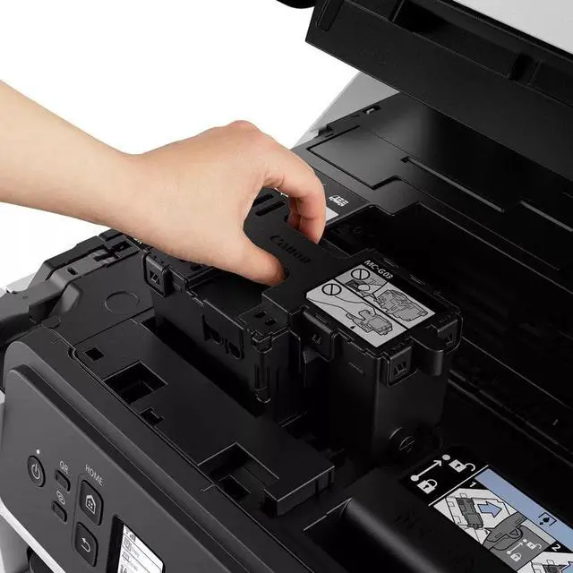 Alt view image 4 of 20 - Canon MAXIFY GX3020 Wireless Inkjet Multifunction Printer Color 5777C002