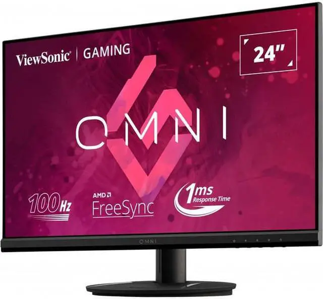 Alt view image 8 of 20 - ViewSonic VX2416 24 Inch 1080p 1ms 100Hz Gaming Monitor with IPS Panel, AMD FreeSync, Eye Care, HDMI and DisplayPort