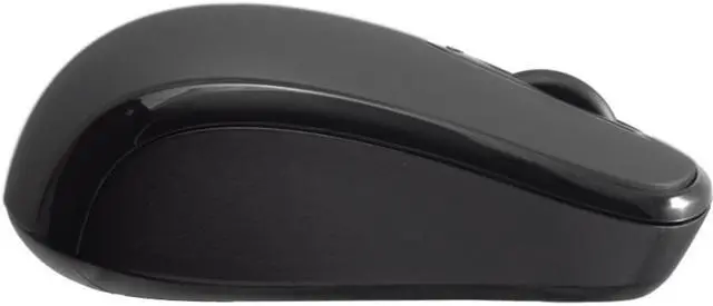 Alt view image 9 of 11 - V7 Bluetooth 5.2 Compact Mouse - Black, Works with Chromebook Certified - Optical - Wireless - Bluetooth - Black - 1000 dpi - 3 Button(s) - Symmetrical