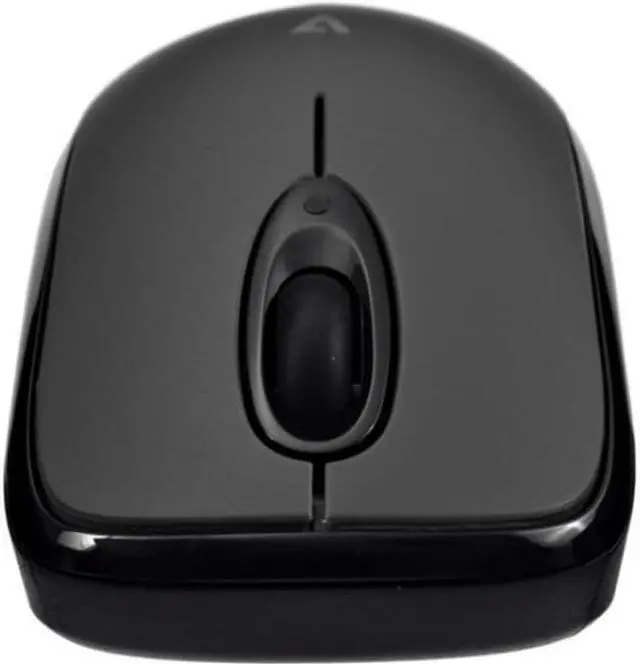 Alt view image 4 of 11 - V7 Bluetooth 5.2 Compact Mouse - Black, Works with Chromebook Certified - Optical - Wireless - Bluetooth - Black - 1000 dpi - 3 Button(s) - Symmetrical