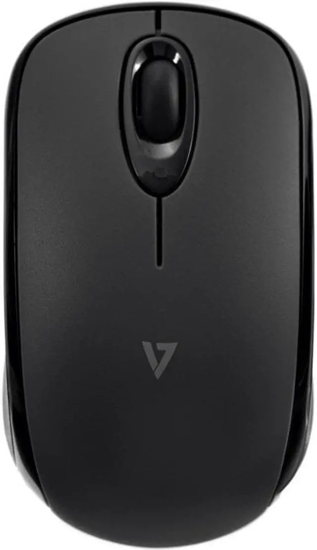 Alt view image 8 of 11 - V7 Bluetooth 5.2 Compact Mouse - Black, Works with Chromebook Certified - Optical - Wireless - Bluetooth - Black - 1000 dpi - 3 Button(s) - Symmetrical