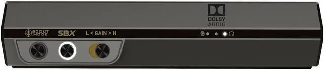 Alt view image 9 of 19 - Sound BlasterX G6 Hi-Res 130db 32bit/384kHz Gaming DAC