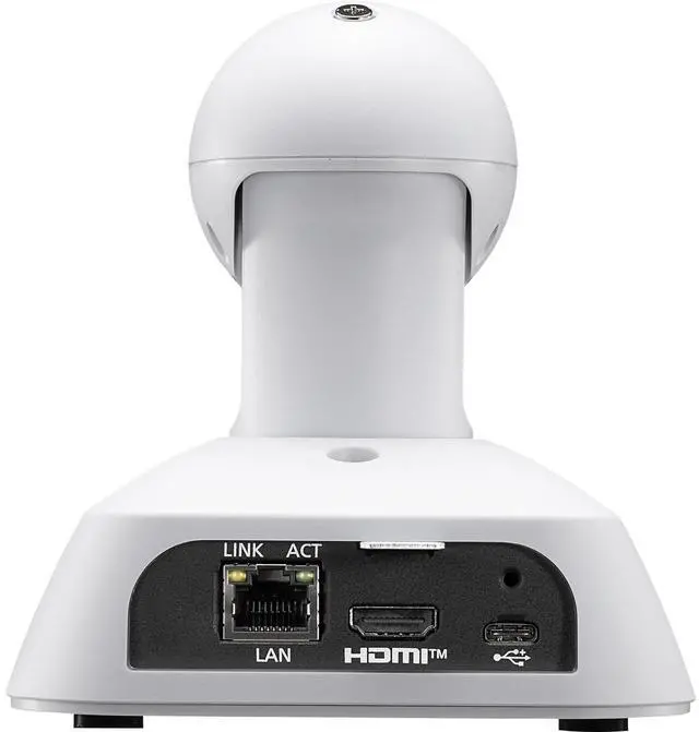 Alt view image 10 of 19 - Panasonic AW-UE4WG Compact Ultra Wide 4K Integrated PTZ Indoor Camera, White