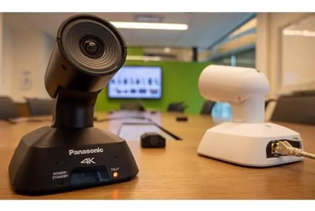Alt view image 9 of 19 - Panasonic AW-UE4WG Compact Ultra Wide 4K Integrated PTZ Indoor Camera, White