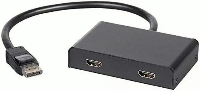 Alt view image 14 of 20 - Monoprice 2-Port DisplayPort 1.2 to HDMI Multi-Stream Transport (MST) Hub, Ideal For Digital Signage And Large Video Displays In Schools, Churches