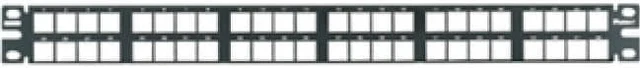 Alt view image 3 of 3 - Panduit NKPP48HD High Density Flush 48-Port Modular Patch Panel