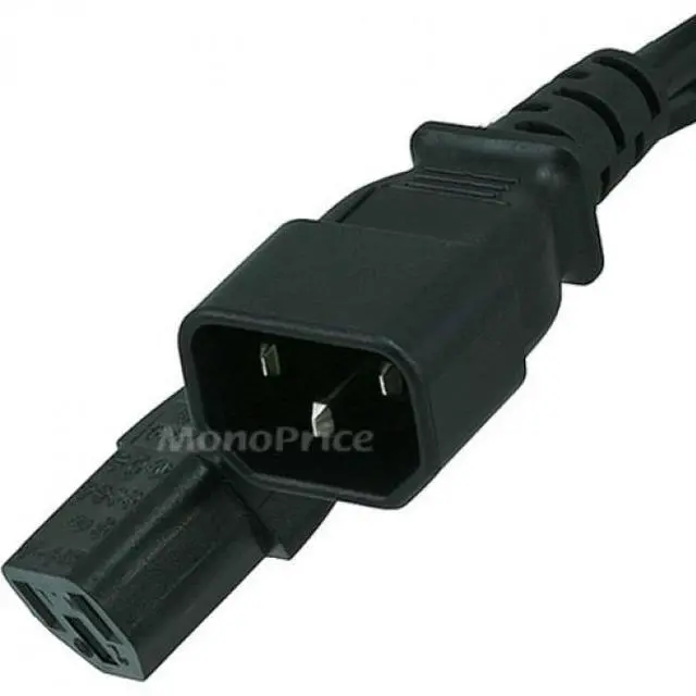 Alt view image 10 of 16 - Monoprice Inc. Extension Cord Cable W/ 3 Conductor  3Ft