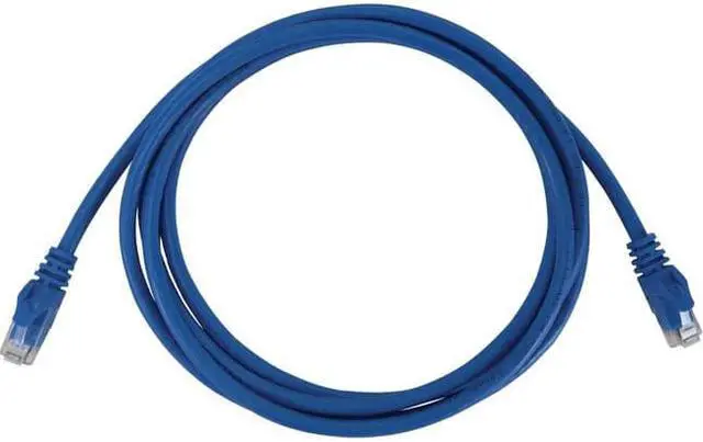 Alt view image 2 of 9 - Tripp Lite Cat6a 10G Snagless Molded UTP Ethernet Cable (RJ45 M/M), PoE, Blue, 7 ft. (2.1 m) - 7 ft Category 6a Network Cable for Network Device, Switch, Patch Panel, Server, Router, Hub, Printer, Com