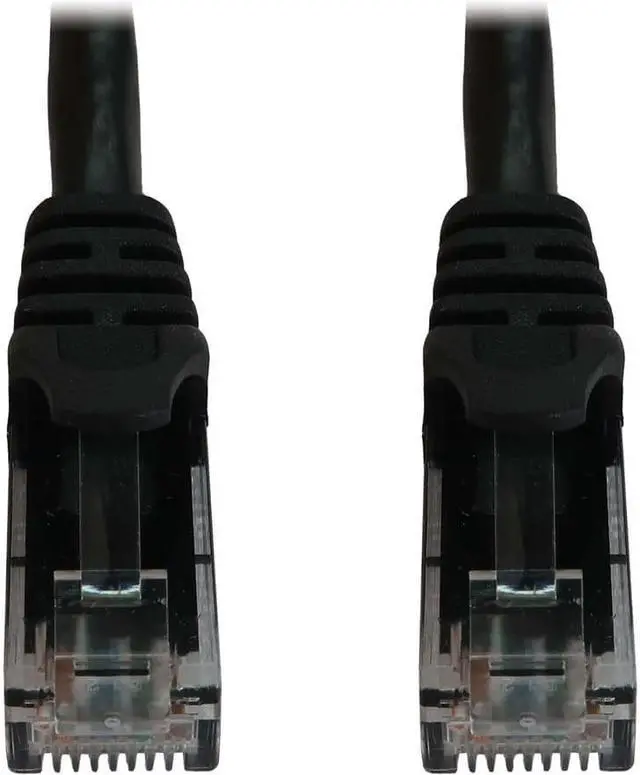 Alt view image 5 of 6 - Tripp Lite Cat6a 10G Snagless Molded UTP Ethernet Cable (RJ45 M/M), PoE, Black, 6 ft. (1.8 m) - 6 ft Category 6a Network Cable for Network Device, Switch, Patch Panel, Server, Router, Hub, Printer, Co