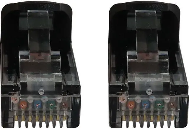 Alt view image 4 of 6 - Tripp Lite Cat6a 10G Snagless Molded UTP Ethernet Cable (RJ45 M/M), PoE, Black, 6 ft. (1.8 m) - 6 ft Category 6a Network Cable for Network Device, Switch, Patch Panel, Server, Router, Hub, Printer, Co