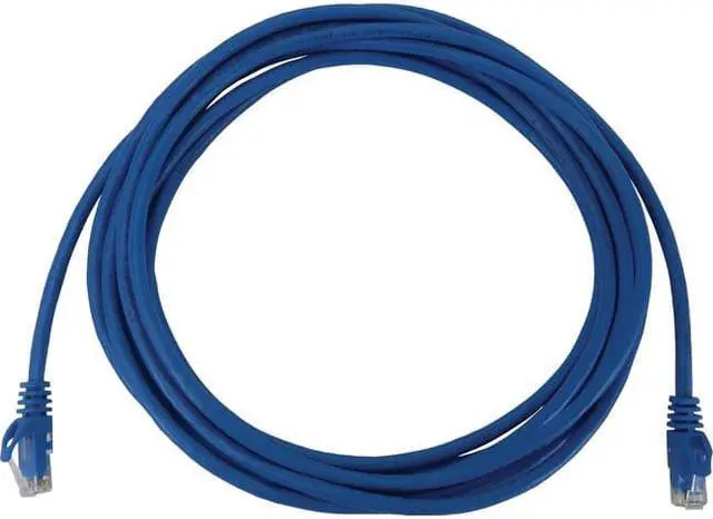 Alt view image 2 of 12 - Tripp Lite Cat6a 10G Snagless Molded UTP Ethernet Cable (RJ45 M/M), PoE, Blue, 15 ft. (4.6 m) - 15 ft Category 6a Network Cable for Network Device, Switch, Patch Panel, Server, Router, Hub, Printer, C