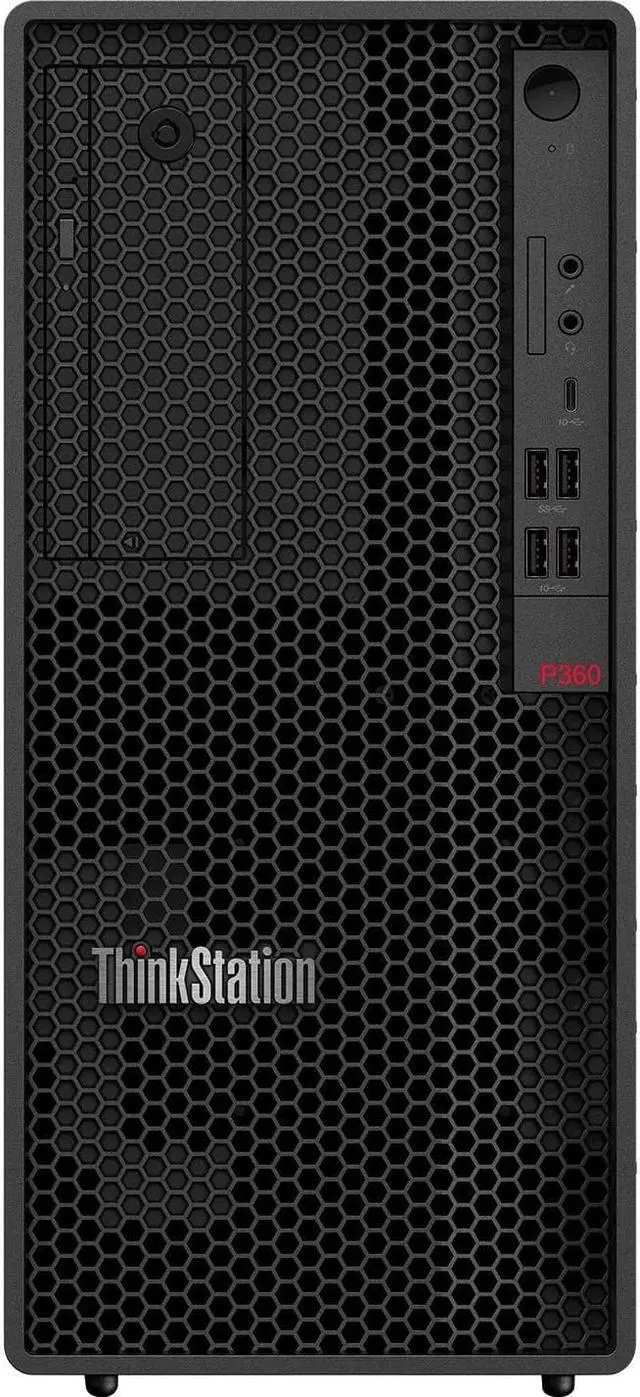 Alt view image 11 of 12 - Lenovo ThinkStation P360 30FM002TUS Workstation - 1 x Intel Core i5 Hexa-core (6 Core) i5-12500 12th Gen 3 GHz - 16 GB DDR5 SDRAM RAM - 512 GB SSD - Tower