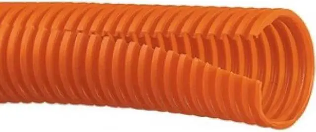 Alt view image 3 of 6 - Panduit Corrugated Loom Tubing Slit - Cable flexible conduit - 100 ft - orange