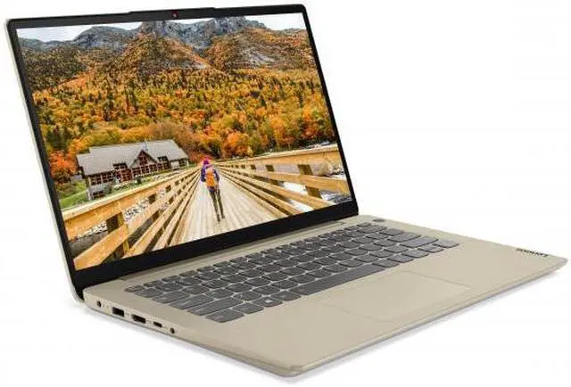 Alt view image 5 of 11 - Lenovo Ideapad 3 14" FHD Laptop, AMD Ryzen 7 5700U, 8GB RAM, 512GB SSD, Windows 11 Home, Sand, 82KT00VAUS