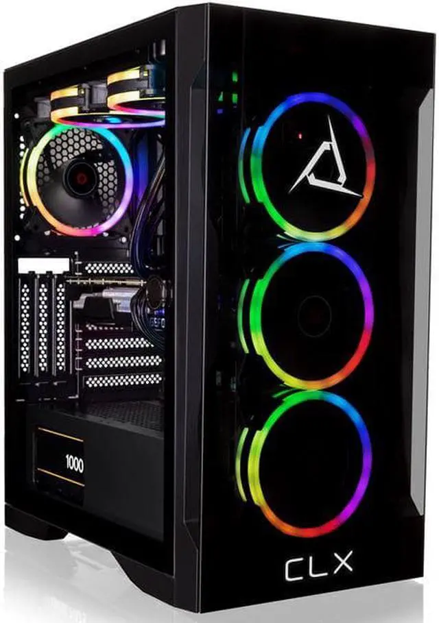 Alt view image 7 of 13 - CLX SET Gaming Desktop - AMD Ryzen 9 7900X 4.7GHz 12-Core, GeForce RTX 4090 24GB GDDR6X Graphics, 32GB DDR5 Memory,  1TB NVMe M.2 SSD, 4TB HDD, WiFi, Win 11 Home 64-bit