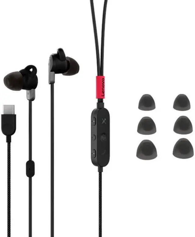 Alt view image 5 of 20 - Lenovo Go USB-C ANC In-Ear Headphones