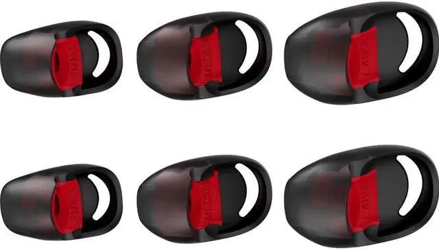 Alt view image 12 of 17 - HyperX Cloud Buds Wireless Headphones (Red-Black)