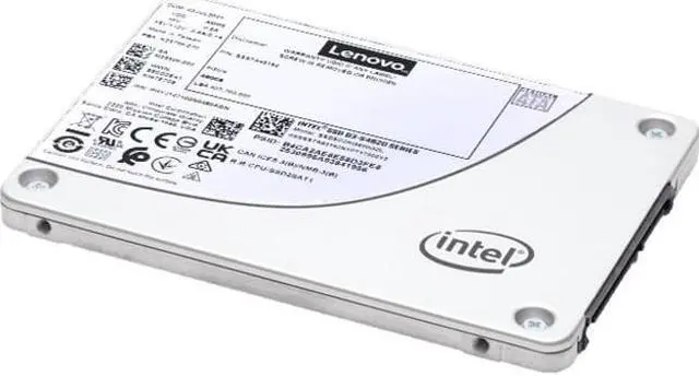 Alt view image 2 of 7 - Lenovo S4620 1.92 TB Rugged Solid State Drive - 2.5" Internal - SATA (SATA/600) - Mixed Use - Server Device Supported - 4 DWPD - 14336 TB TBW - 550 MB/s Maximum Read Transfer Rate - Hot Swappable