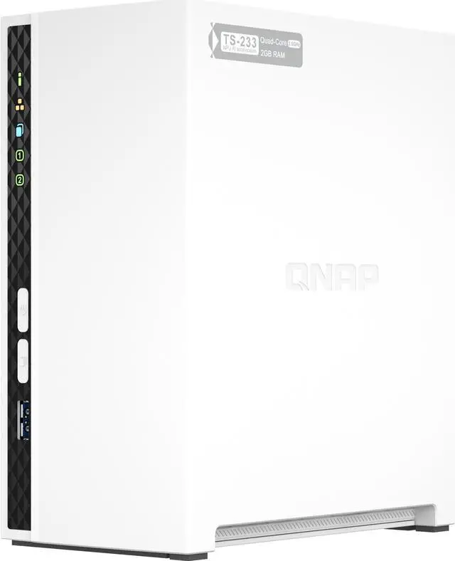 Alt view image 6 of 17 - QNAP TS-233-US Diskless System Network Storage