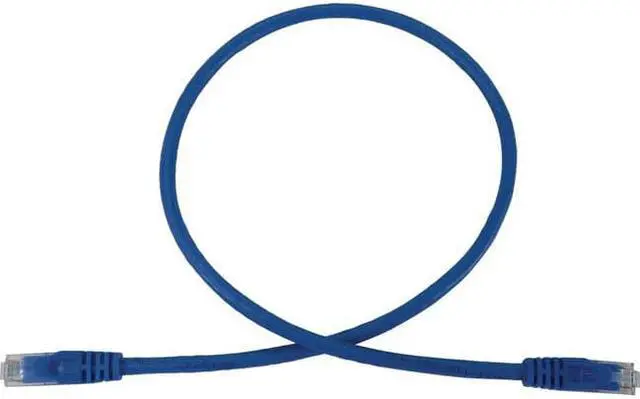 Main image of Tripp Lite Cat6a 10G Snagless Molded UTP Ethernet Cable (RJ45 M/M), PoE, Blue, 2 ft. (0.6 m) - 2 ft Category 6a Network Cable for Network Device, Switch, Patch Panel, Server, Router, Hub, Printer, Com